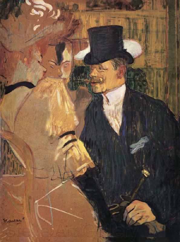 Henri  Toulouse-Lautrec L-Auglais au Moulin-Rouge